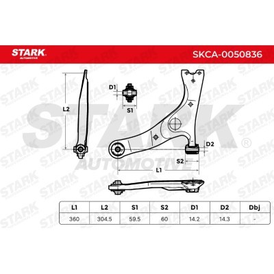 Querlenker Stark SKCA-0050836 SKCA-0050836 - foto 5
