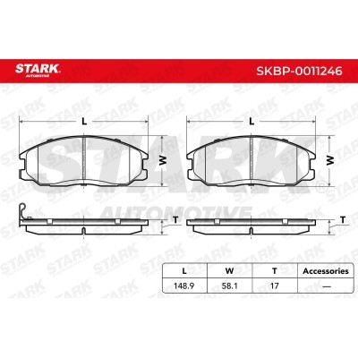 Bremsbeläge Satz Stark SKBP-0011246 SKBP-0011246 - foto 4