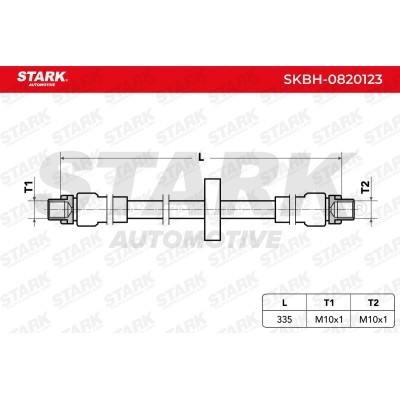 Bremsschlauch Stark SKBH-0820123 SKBH-0820123 - foto 4