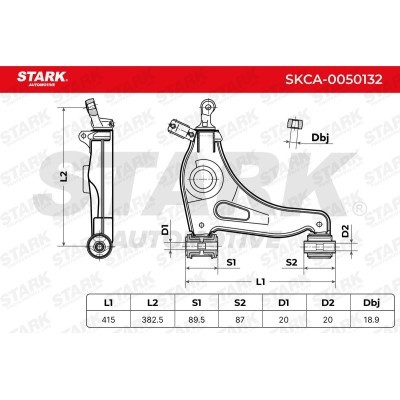 Querlenker Stark SKCA-0050132 SKCA-0050132 - foto 4