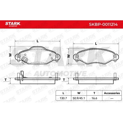 Bremsbeläge Satz Stark SKBP-0011214 SKBP-0011214 - foto 3