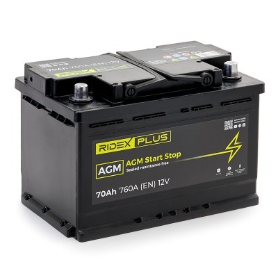 Autobatterie RIDEX 1S0007P 1S0007P - foto 3