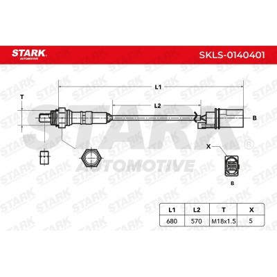 Lambdasonde Stark SKLS-0140401 SKLS-0140401 - foto 6