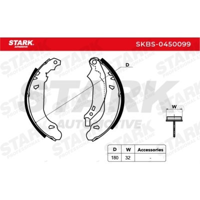 Bremsbeläge Satz Stark SKBS-0450099 SKBS-0450099 - foto 5