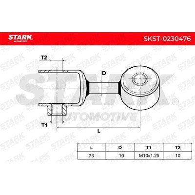 Stabilisator Stange Stark SKST-0230476 SKST-0230476 - foto 6