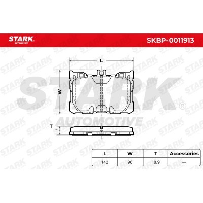 Bremsbeläge Satz Stark SKBP-0011913 SKBP-0011913 - foto 5