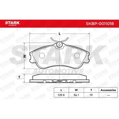 Bremsbeläge Satz Stark SKBP-0011018 SKBP-0011018 - foto 4