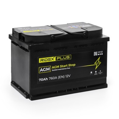 Autobatterie RIDEX 1S0007P 1S0007P - foto 2