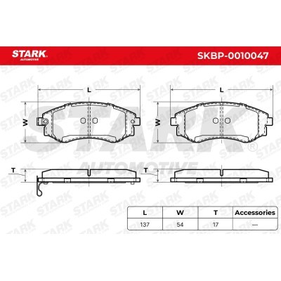 Bremsbeläge Satz Stark SKBP-0010047 SKBP-0010047 - foto 3