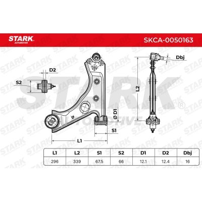 Querlenker Stark SKCA-0050163 SKCA-0050163 - foto 4