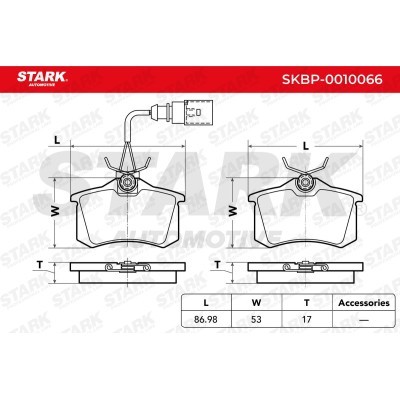 Bremsbeläge Satz Stark SKBP-0010066 SKBP-0010066 - foto 4