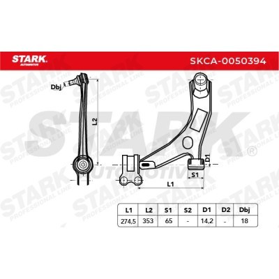 Querlenker Stark SKCA-0050394 SKCA-0050394 - foto 7