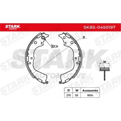 Bremsbeläge Satz Stark SKBS-0450197 SKBS-0450197 - foto 5