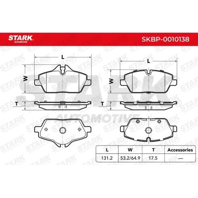 Bremsbeläge Satz Stark SKBP-0010138 SKBP-0010138 - foto 4