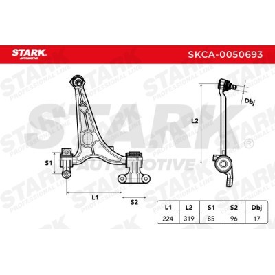Querlenker Stark SKCA-0050693 SKCA-0050693 - foto 2