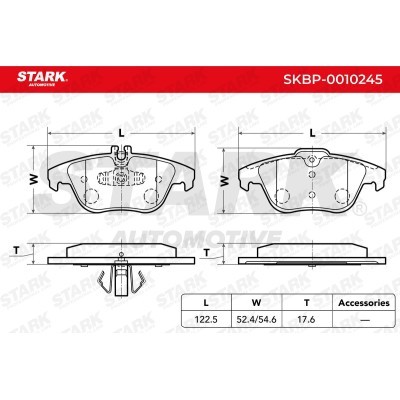 Bremsbeläge Satz Stark SKBP-0010245 SKBP-0010245 - foto 4