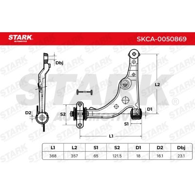Querlenker Stark SKCA-0050869 SKCA-0050869 - foto 5