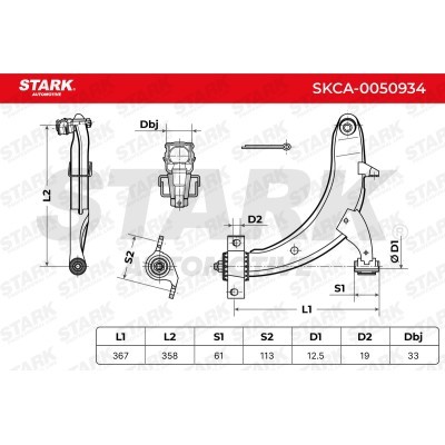 Querlenker Stark SKCA-0050934 SKCA-0050934 - foto 7