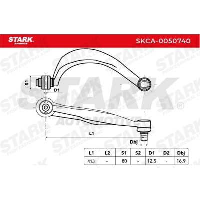 Querlenker Stark SKCA-0050740 SKCA-0050740 - foto 3