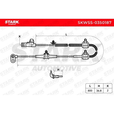 ABS Sensor Stark SKWSS-0350187 SKWSS-0350187 - foto 6