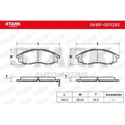 Bremsbeläge Satz Stark SKBP-0011293 SKBP-0011293 - foto 5