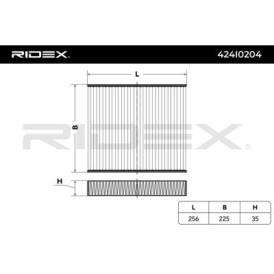 Filter, Innenraumluft RIDEX 424I0204 424I0204 - foto 3