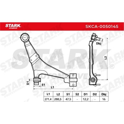 Querlenker Stark SKCA-0050145 SKCA-0050145 - foto 3