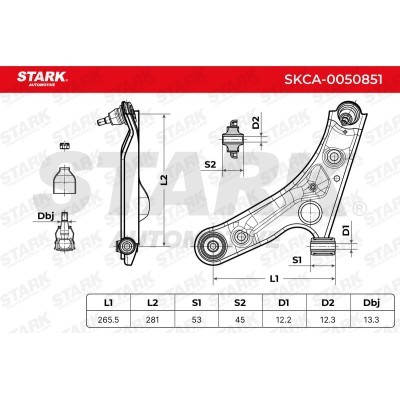 Querlenker Stark SKCA-0050851 SKCA-0050851 - foto 6