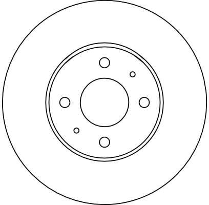 Vordere Bremsscheibe TRW DF4024 DF4024 - foto 2