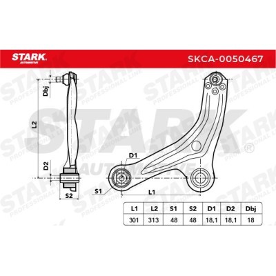 Querlenker Stark SKCA-0050467 SKCA-0050467 - foto 7