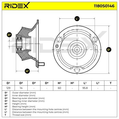 Stoßdämpferkissen Vorderachse RIDEX 1180S0146 1180S0146 - foto 5