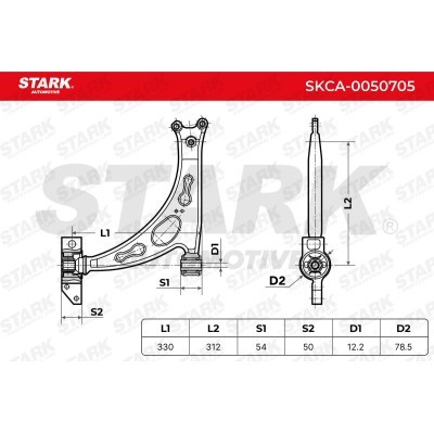 Querlenker Stark SKCA-0050705 SKCA-0050705 - foto 9