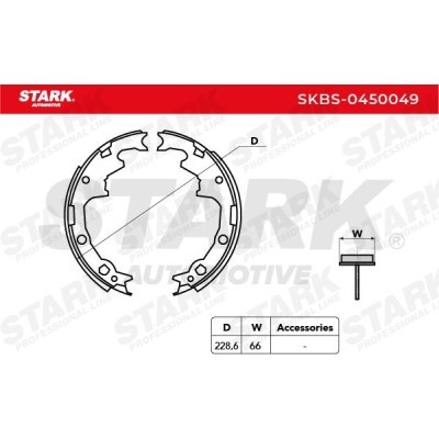 Bremsbeläge Satz Stark SKBS-0450049 SKBS-0450049 - foto 4