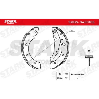 Bremsbeläge Satz Stark SKBS-0450165 SKBS-0450165 - foto 5