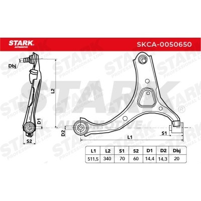 Querlenker Stark SKCA-0050650 SKCA-0050650 - foto 10