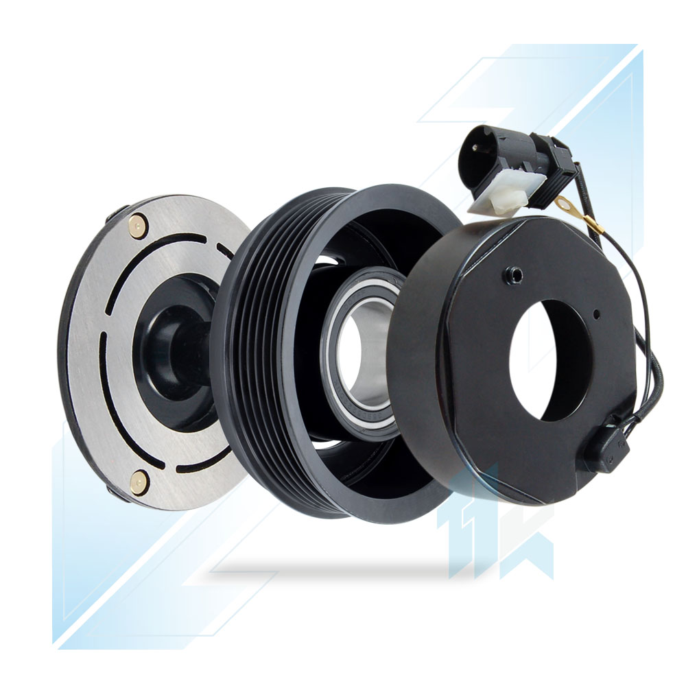 Klimakompressor Magnetkupplung (12V) DENSO 10PA17C 6PK (PV6) Ø115/Ø110 BMW 112D117602 - foto 2