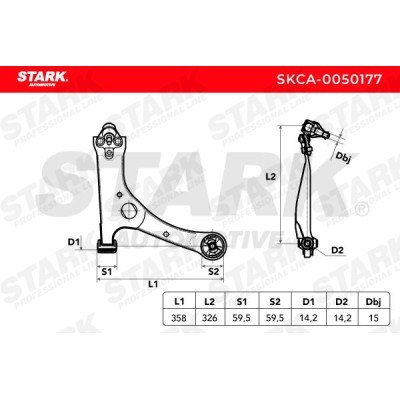 Querlenker Stark SKCA-0050177 SKCA-0050177 - foto 3