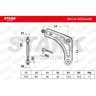 Querlenker Stark SKCA-0050405 SKCA-0050405 - foto 6