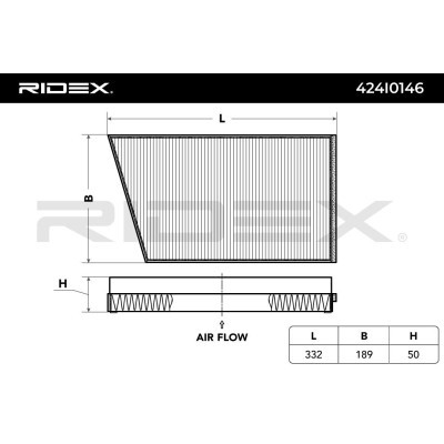 Filter, Innenraumluft RIDEX 424I0146 424I0146 - foto 5