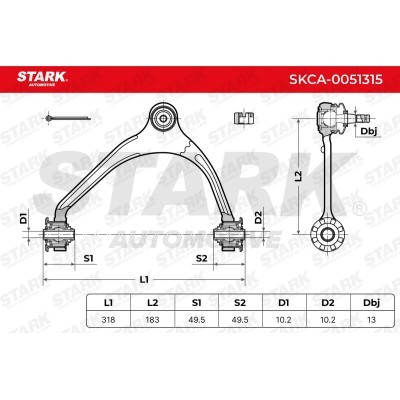 Querlenker Stark SKCA-0051315 SKCA-0051315 - foto 5