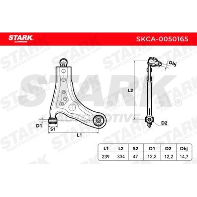 Querlenker Stark SKCA-0050165 SKCA-0050165 - foto 3