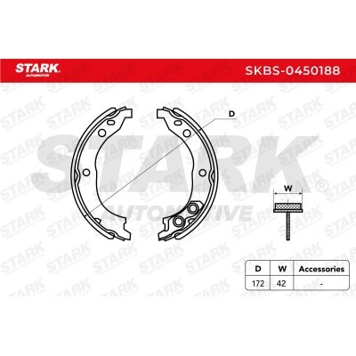 Bremsbeläge Satz Stark SKBS-0450188 SKBS-0450188 - foto 4