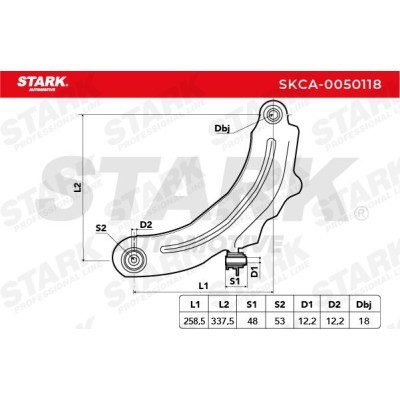 Querlenker Stark SKCA-0050118 SKCA-0050118 - foto 6
