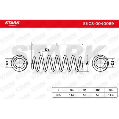 Fahrwerksfeder Stark SKCS-0040089 SKCS-0040089 - foto 6