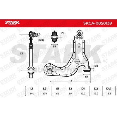 Querlenker Stark SKCA-0050139 SKCA-0050139 - foto 4