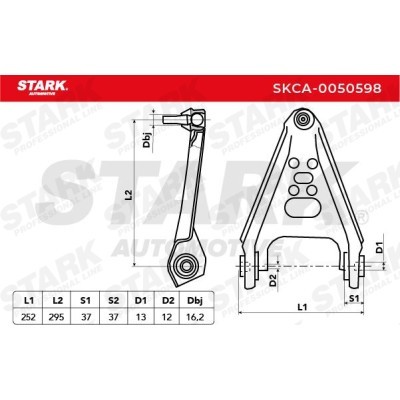 Querlenker Stark SKCA-0050598 SKCA-0050598 - foto 5