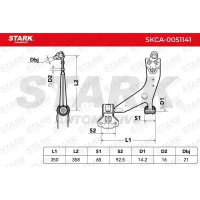 Querlenker Stark SKCA-0051141 SKCA-0051141 - foto 6