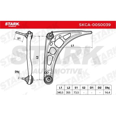 Querlenker Stark SKCA-0050039 SKCA-0050039 - foto 3