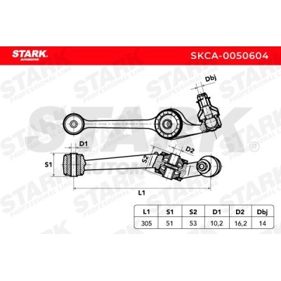 Querlenker Stark SKCA-0050604 SKCA-0050604 - foto 6