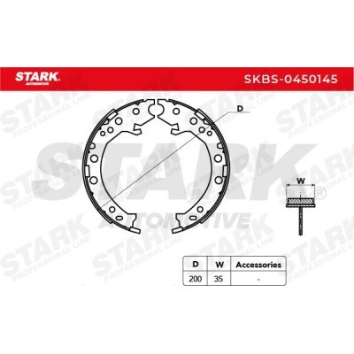 Bremsbeläge Satz Stark SKBS-0450145 SKBS-0450145 - foto 3
